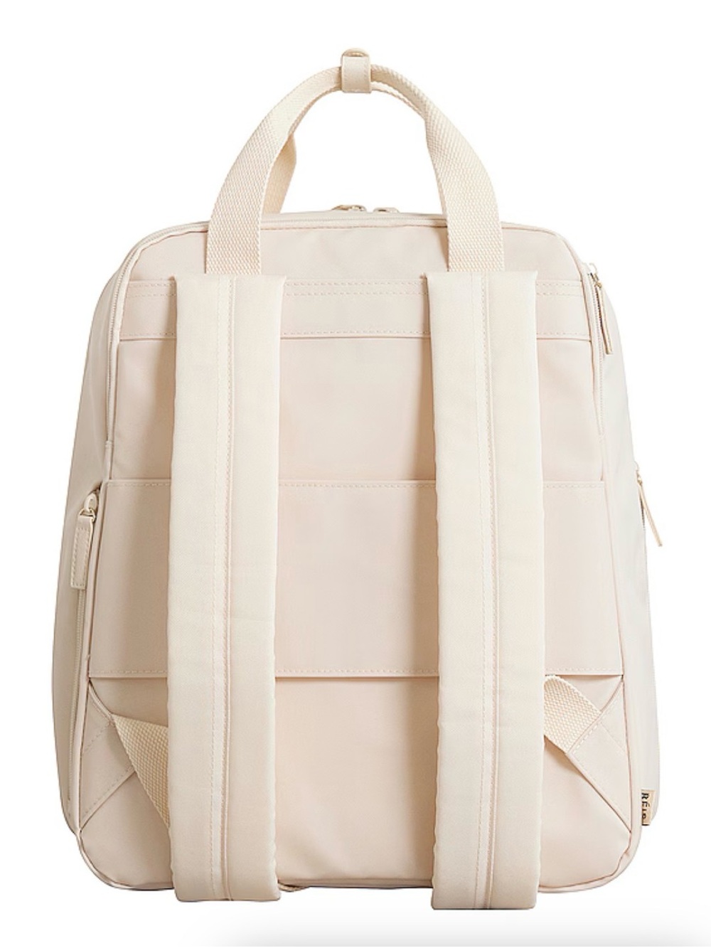 BEIS The Expandable Backpack in Beige - Picture 2 of 11